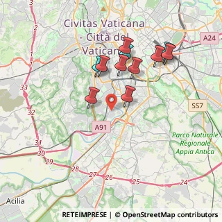 Mappa Via Cutigliano, 00146 Roma RM, Italia (3.6)