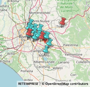 Mappa Via Sant' Ireneo, 00044 Frascati RM, Italia (9.49059)