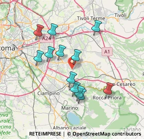 Mappa Via Sant' Ireneo, 00044 Frascati RM, Italia (6.94833)
