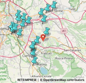 Mappa Via Sant' Ireneo, 00044 Frascati RM, Italia (9.334)