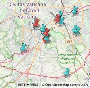 Mappa Via Accademia dei Virtuosi, 00147 Roma RM, Italia (3.845)