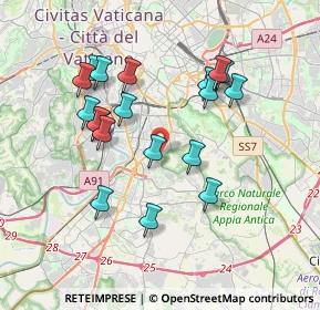 Mappa Via Accademia dei Virtuosi, 00147 Roma RM, Italia (3.72105)