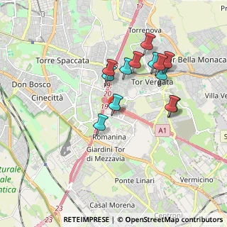 Mappa Via Luigi Cremani, 00173 Roma RM, Italia (1.76923)
