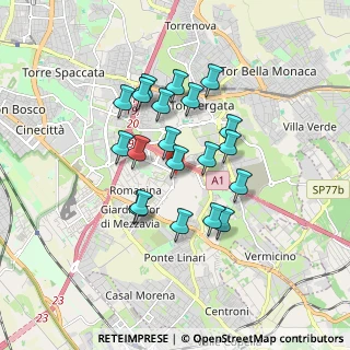Mappa Via Rodolfo de Novà, 00173 Roma RM, Italia (1.515)