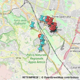 Mappa Via di S. Tarcisio, 00178 Roma RM, Italia (1.5935)