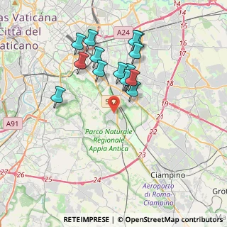 Mappa Via di S. Tarcisio, 00178 Roma RM, Italia (3.55)