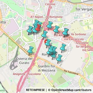 Mappa Via Raffaele Garofalo, 00173 Roma RM, Italia (0.766)
