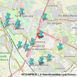 Mappa Via Raffaele Garofalo, 00173 Roma RM, Italia (2.60313)