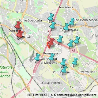 Mappa Via Raffaele Garofalo, 00173 Roma RM, Italia (2.24176)
