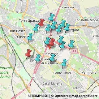 Mappa Via Raffaele Garofalo, 00173 Roma RM, Italia (1.6205)