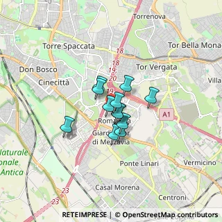 Mappa Via Raffaele Garofalo, 00173 Roma RM, Italia (0.96417)