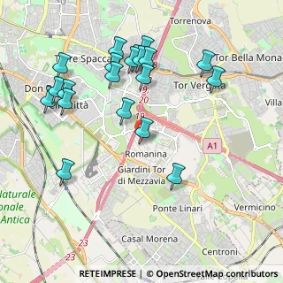 Mappa Via Raffaele Garofalo, 00173 Roma RM, Italia (2.3035)