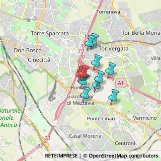 Mappa Via Raffaele Garofalo, 00173 Roma RM, Italia (1.12)
