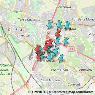 Mappa Via Raffaele Garofalo, 00173 Roma RM, Italia (1.2465)