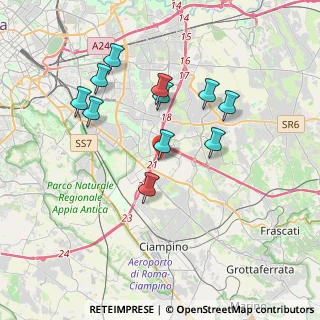 Mappa Via Raffaele Garofalo, 00173 Roma RM, Italia (3.64636)