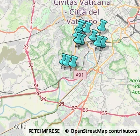 Mappa Via del Trullo, 00148 Roma RM, Italia (2.905)