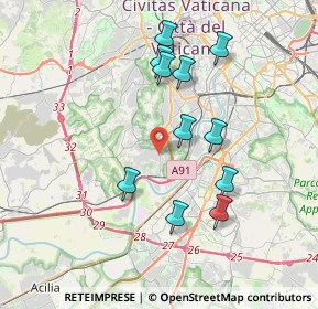 Mappa Via del Trullo, 00148 Roma RM, Italia (3.73455)