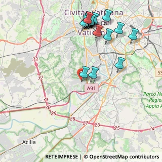 Mappa Via del Trullo, 00148 Roma RM, Italia (5.25211)