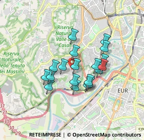 Mappa Via del Trullo, 00148 Roma RM, Italia (1.40421)