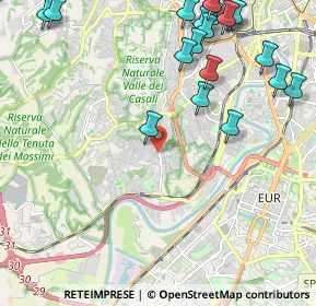Mappa Via del Trullo, 00148 Roma RM, Italia (2.996)