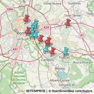 Mappa Via Giuseppe Gregoraci, 00173 Roma RM, Italia (6.71692)