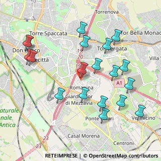 Mappa Via Giuseppe Gregoraci, 00173 Roma RM, Italia (2.35105)