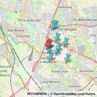 Mappa Via Giuseppe Gregoraci, 00173 Roma RM, Italia (1.08818)