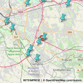 Mappa Via Benigno di Tullio, 00173 Roma RM, Italia (5.67818)