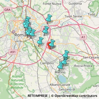 Mappa Via Benigno di Tullio, 00173 Roma RM, Italia (8.09231)
