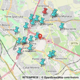 Mappa Via Benigno di Tullio, 00173 Roma RM, Italia (2.262)