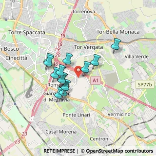Mappa Via Benigno di Tullio, 00173 Roma RM, Italia (1.41923)