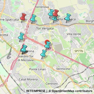 Mappa Via Vittorio Ragusa, 00133 Roma RM, Italia (2.40583)