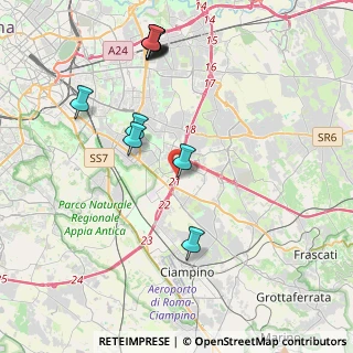 Mappa Via Ubaldo Comandini, 00173 Roma RM, Italia (4.80818)