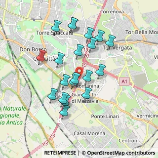 Mappa Via Ubaldo Comandini, 00173 Roma RM, Italia (1.7865)