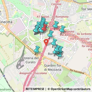 Mappa Via Ubaldo Comandini, 00173 Roma RM, Italia (0.746)