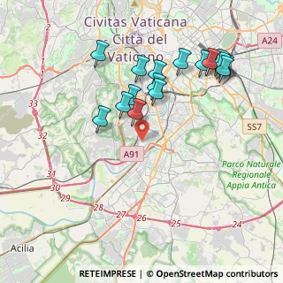 Mappa Via Magliano in Toscana, 00146 Roma RM, Italia (4.2075)