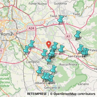 Mappa Via S. Paolo Apostolo, 00044 Frascati RM, Italia (8.765)