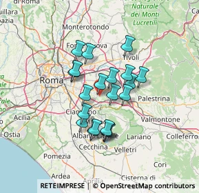 Mappa Via S. Paolo Apostolo, 00044 Frascati RM, Italia (10.829)