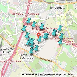 Mappa Via Sante Vandi, 00173 Roma RM, Italia (0.7945)