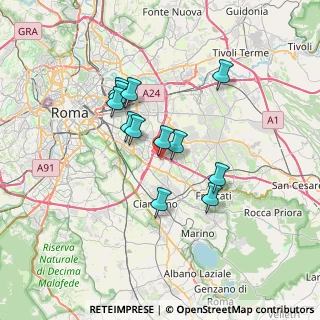 Mappa Via Sante Vandi, 00173 Roma RM, Italia (5.98)