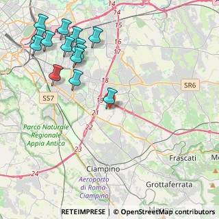Mappa Via Sante Vandi, 00173 Roma RM, Italia (5.61357)