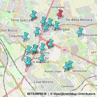 Mappa Via Sante Vandi, 00173 Roma RM, Italia (2.0985)