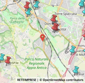 Mappa Via di Ripacandida, 00178 Roma RM, Italia (3.51556)