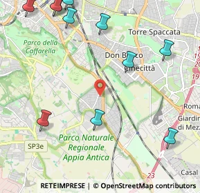 Mappa Via di Ripacandida, 00178 Roma RM, Italia (3.14917)