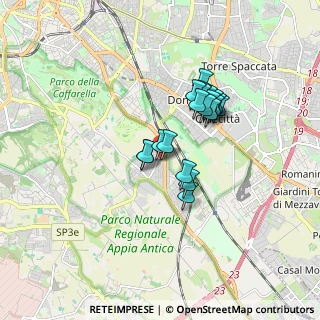 Mappa Via di Ripacandida, 00178 Roma RM, Italia (1.3695)