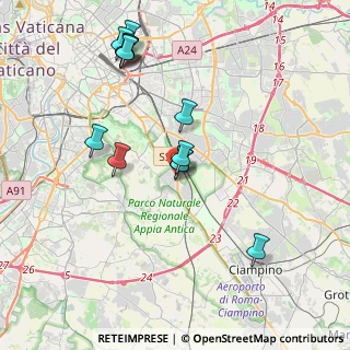 Mappa Via di Ripacandida, 00178 Roma RM, Italia (4.23154)