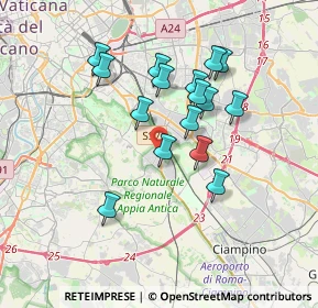 Mappa Via di Ripacandida, 00178 Roma RM, Italia (3.28938)