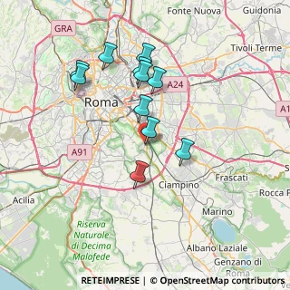 Mappa Via di Ripacandida, 00178 Roma RM, Italia (6.96091)