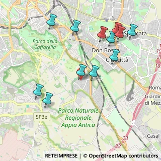 Mappa Via Venosa, 00178 Roma RM, Italia (2.37083)