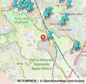 Mappa Via Venosa, 00178 Roma RM, Italia (3.12833)
